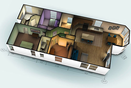 Interactive 3D Models for Manufactured Homes